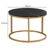 Cassington Home 2 Piece Damon Nesting Coffee Table Set