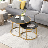 Cassington Home 2 Piece Damon Nesting Coffee Table Set