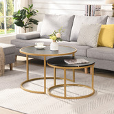 Cassington Home 2 Piece Damon Nesting Coffee Table Set