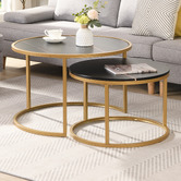 Cassington Home 2 Piece Damon Nesting Coffee Table Set
