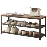 Cassington Home Gladstone Steel Shoe Rack