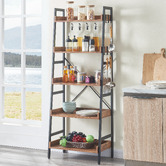 Cassington Home Humphrey 5 Tier Ladder Shelf