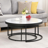 Cassington Home 2 Piece Hagano Nesting Coffee Table Set