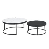 Cassington Home 2 Piece Hagano Nesting Coffee Table Set