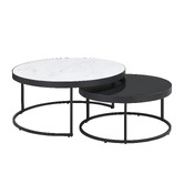 Cassington Home 2 Piece Hagano Nesting Coffee Table Set