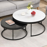 Cassington Home 2 Piece Hagano Nesting Coffee Table Set