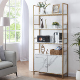 Cassington Home Heron 2 Door Shelving Unit