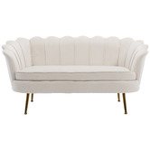 Cassington Home Marianna 2 Seater Velvet Sofa