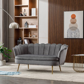Cassington Home Marianna 2 Seater Velvet Sofa