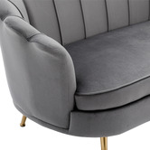 Cassington Home Marianna 2 Seater Velvet Sofa