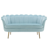 Cassington Home Marianna 2 Seater Velvet Sofa