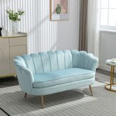 Cassington Home Marianna 2 Seater Velvet Sofa