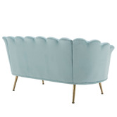 Cassington Home Marianna 2 Seater Velvet Sofa