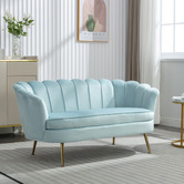 Cassington Home Marianna 2 Seater Velvet Sofa