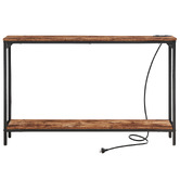 Cassington Home Ciaran Console Table with Charging Station