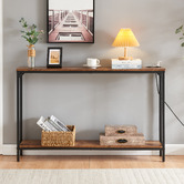 Cassington Home Ciaran Console Table with Charging Station
