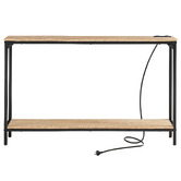 Cassington Home Ciaran Console Table with Charging Station