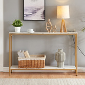 Cassington Home Ciaran Console Table with Charging Station