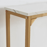 Cassington Home Ciaran Console Table with Charging Station
