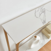 Cassington Home Ciaran Console Table with Charging Station