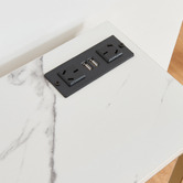 Cassington Home Ciaran Console Table with Charging Station