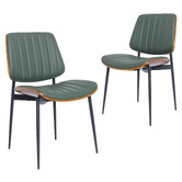 Cassington Home Moore Faux Leather Dining Chairs
