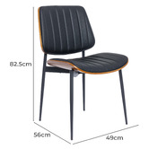 Cassington Home Moore Faux Leather Dining Chairs
