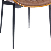 Cassington Home Moore Faux Leather Dining Chairs