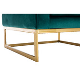 Cassington Home Armani Velvet Accent Chair