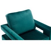 Cassington Home Armani Velvet Accent Chair