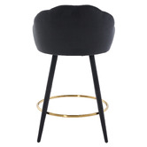 Cassington Home 65cm Quinn Velvet Bar Stools