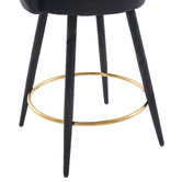 Cassington Home 65cm Quinn Velvet Bar Stools