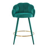 Cassington Home 65cm Quinn Velvet Bar Stools
