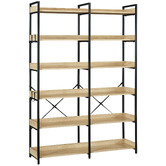 Cassington Home Silas 6 Tier Shelving Unit