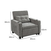 Cassington Home Luna Single Futon Sofa Bed