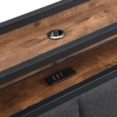Cassington Home Brestly Upholstered Bed with LED &amp; Drawers
