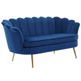 Cassington Home Marianna 2 Seater Velvet Sofa