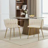 Cassington Home Hartley Velvet Dining Chairs