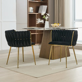 Cassington Home Hartley Velvet Dining Chairs