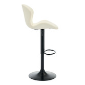 Cassington Home Presley Faux Leather Adjustable Bar Stools