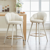 Cassington Home 65cm Quinn Velvet Bar Stools
