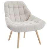 Cassington Home Brittany Rubberwood Accent Chair