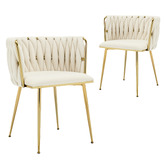 Cassington Home Hartley Velvet Dining Chairs