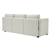 Cassington Home Juno 3 Seater Upholstered Sofa with Storage