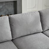 Cassington Home Juno 3 Seater Upholstered Sofa with Storage