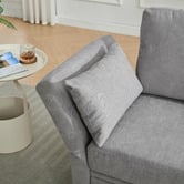 Cassington Home Juno 3 Seater Upholstered Sofa with Storage
