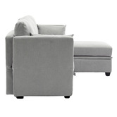 Cassington Home Juno 3 Seater Modular Sofa &amp; Ottoman Set