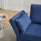 Cassington Home Juno 3 Seater Upholstered Sofa with Storage