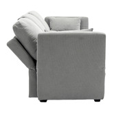 Cassington Home Juno 3 Seater Upholstered Sofa with Storage