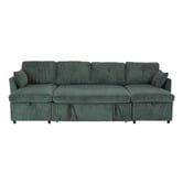 Cassington Home Fontana 4 Seater Double Chaise Sofa Bed